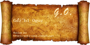 Göbl Oguz névjegykártya